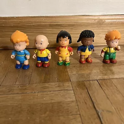 CAILLOU Lot 5 Poseable 3  Figures Sarah Leo Rosie Clementine PBS Kids Treehouse • $28