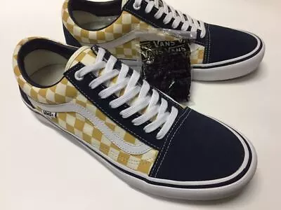 Vans Pro Old Skool Suede Color Navy Checkerboard Sneaker Without Box Men Us11 • $272.04