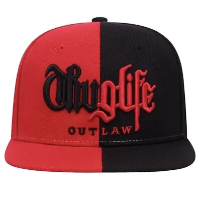 Thug Life #Outlaw Snapback Hat Red And Black Ships In Box From USA #thuglife ￼ • $7.99