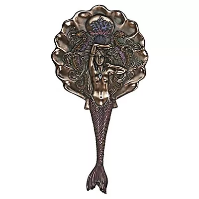 Celestia Mermaid With Coral And Seahorses Hand Mirror Vanity Beauty Accessory • $32.98