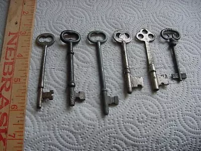 Vintage Skeleton Keys LOT - T & B FDY Mfg Key Co And Various Others Ready 2 Use • $14.99