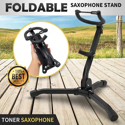 $28.96 • Buy NEW Saxophone Stand Tripod Folding Holder For Alto Sax Portable GIFT