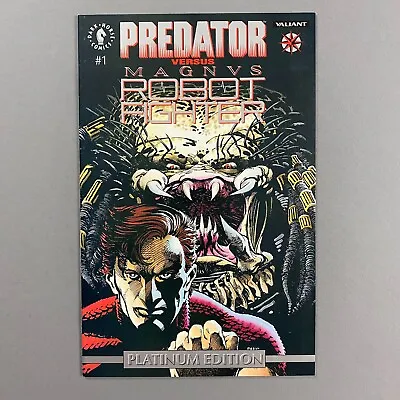 Predator Versus Magnus Robot Fighter 1 Platinum Edition (1992 Dark Horse) • $13.99