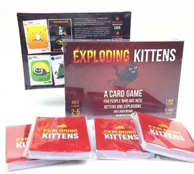 Exploding Kittens Card Game- Hilarious Games BRAND NEW & SEALED AU STOCK • $24