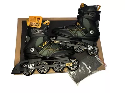 K2 Skate F.I.T. 80 BOA Men's Inline Skates Gray/Mustard M9 • $119.99