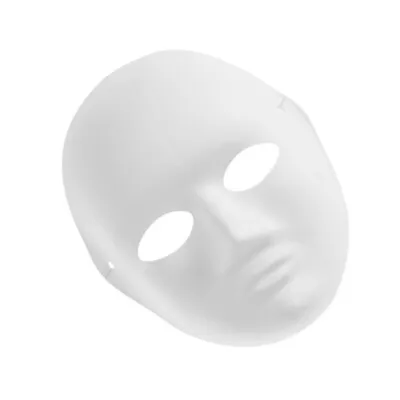  Blank White Mask Painting For Kids Masquarade Lady Portrayal Miss • £5.49