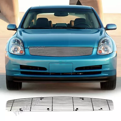 Main Upper Grille Fits 2003-2004 Infiniti G35 Sedan Chrome Billet Grill Insert • $65.99