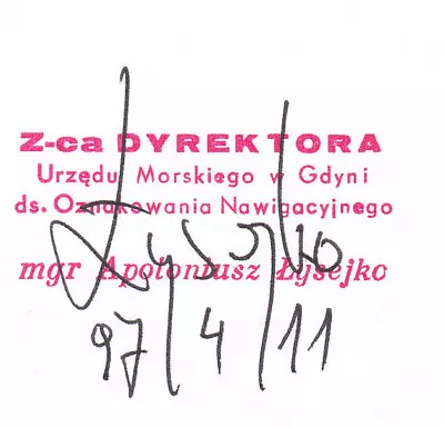 1997 QSL: JA Jaroslawiec Gdansk Airport Gdansk Poland  Ndb-station  • $3