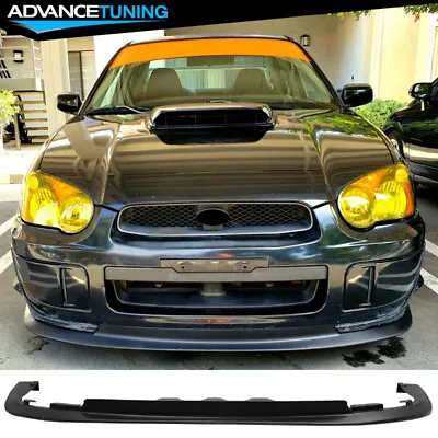 Fits 04-05 Subaru Impreza WRX STI Sedan V-Limited Front Bumper Lip Spoiler PP • $65.98