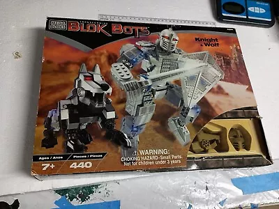 Mega Bloks Transforming Blok Bots Knight Wolf SKU-RM • $22