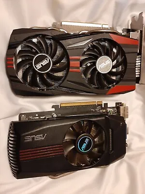 LOT OF 2 ASUS GeForce GTX 760 2GB AND ASUS GTX 550 TI 1GB NOT WORKING FOR REPAIR • $15