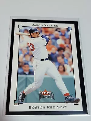 JASON VARITEK 2002 Fleer Premium #58.  RED SOX • $2