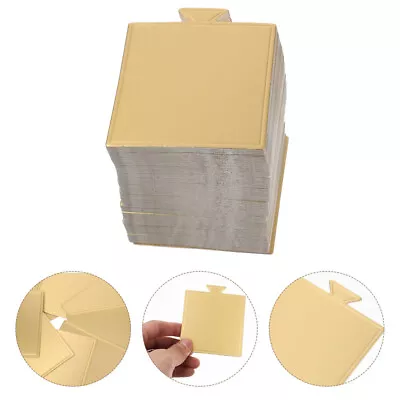  100 Sheets Cardboard Mousse Base Square Cake Boards Dessert • £14.58