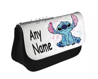 £13.19 • Buy Stitch Lilo Stitch Personalised Pencil Case/make Up Bag