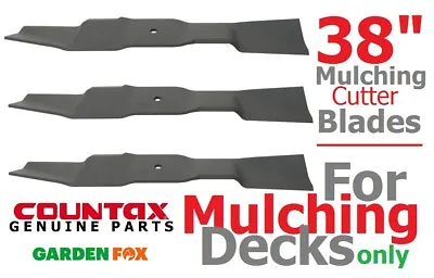 Genuine Countax C550H - 38  Mulcher DECK BLADES ( 3) 16937900 - 38M • £119.97