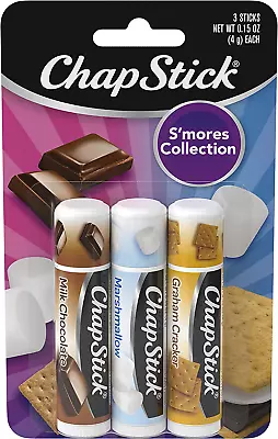 S'More Collection Variety Pack Lip Balm Tube Lip Care 0.15 Ounce (Pack Of 3) • $9.52