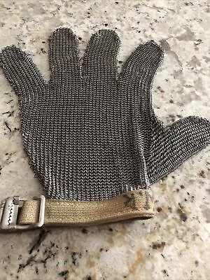 Vintage Protective Mesh Metal Glove Chicken Plant NC 1970s • $40