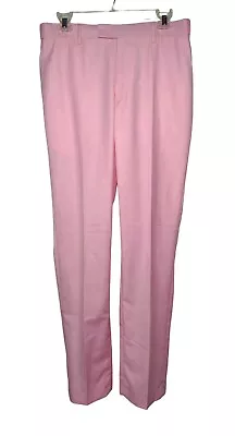 Mens Wehilion Pink Dress Pants Small Style W3001 • $23.99