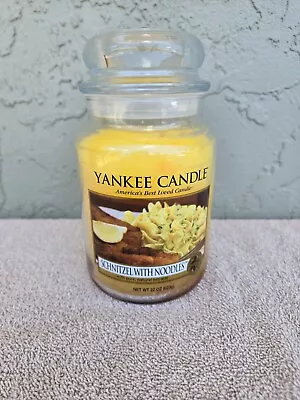 ~NEW~ Retired Yankee Candle Schnitzel With Noodles 22oz. Candle • $49.99