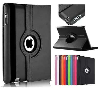 For IPad 10.2  IPad 9.7  IPad Mini IPad 10.5  360 Degree Rotating Case Cover • £3.99