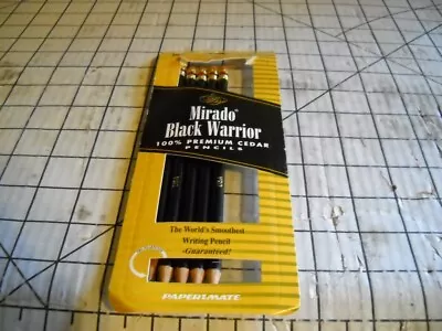 5 Mirado Black Warrior Pencils Premium Cedar No 2. LIGHTLY USED. • $2.49