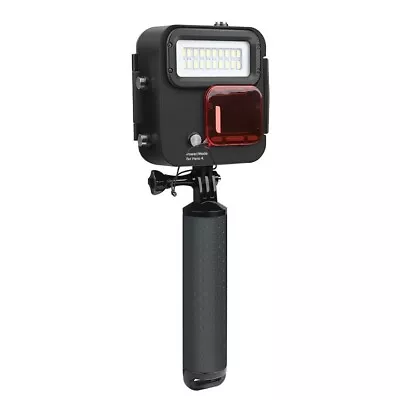 40M Waterproof Case Diving Light With Red Lens For GoPro Hero 3+/ 4 / 5 / 6 / 7  • $119.95