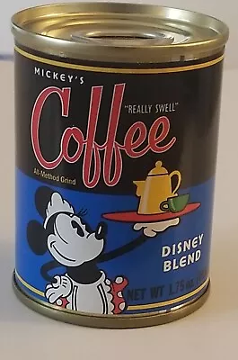 Mickey's Really Swell Coffee Theme Perks Disney Blend Unopened Can • $25