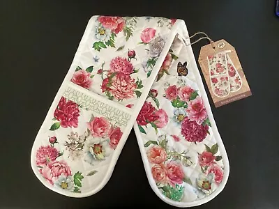 Michel Design Works Blush Peony Double Oven Glove • $23.99