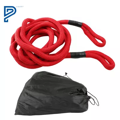 7/8  X 30' Recovery Kinetic Tow Rope Energy Truck Tow Snatch Strap Red 30000 LBS • $54.25