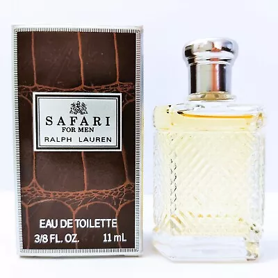 Ralph Lauren Safari EDT 11ml For Men MINI MINIATURE PERFUME FRAGRANCE New • £20.39