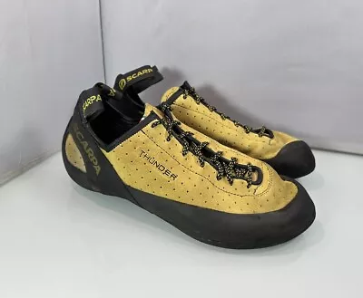 SCARPA Thunder Rock Climbing Bouldering Shoes XSGRIP Vibram Soles US M9 / US W10 • $59.95