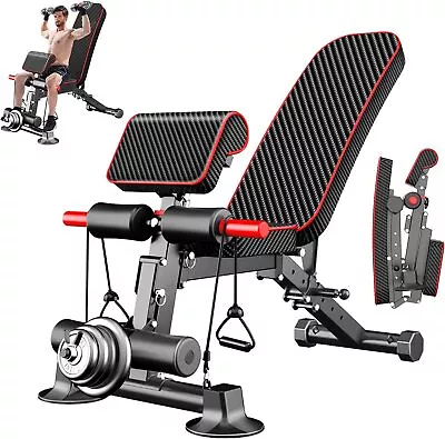 Home Gym Equipment Exercise Machine Leg Curl Extension Bench Arm Preacher Bicep • $220.99