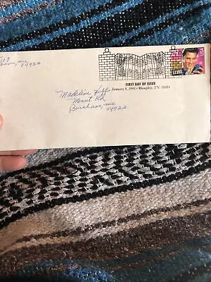 Elvis Presley  First Day Of Issue 1993 Stamped Envelope Vintage Ephemera • $21.13