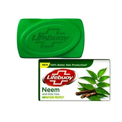 £12.56 • Buy LIFEBUOY Aloe Vera And Neem Soap Bar Skin Protection Better 100% Herbal Bathing