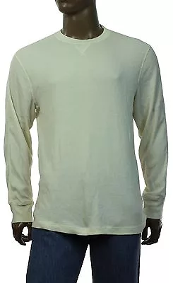 New Club Room Waffle Crew Neck Shell Long Sleeve Solid Thermal T Shirt S • $14.50