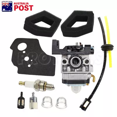 Carburettor Carby For Honda GX25 GX35 Whipper BrushCutter Tune Up Kit Spark Plug • $22.45