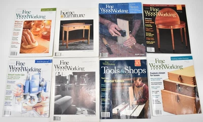 $15.98 • Buy Taunton's Fine Woodworking Lot Of 8 1984 2005 1994 Home Furniture Tools & Shops