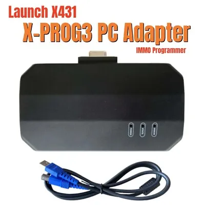 X-PROG3 PC Adapter Launch X431 E-C-U IMMO Programming USB XProg3 Data Validation • $136.99