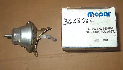 $50 • Buy Mopar 3656766 Vacuum Advance 1973-75 Plymouth Dodge Chrysler 318, 1973 360 NOS
