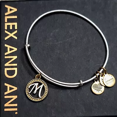 Alex And Ani Letter M Initial Charm Bracelet • $24