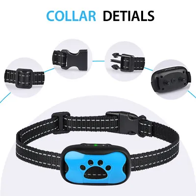 Anti Bark Collar For Small Large Dogs No Shock Anti Barking Device Training Dog • $14.99