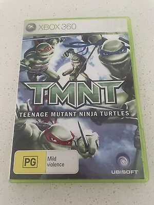 Xbox 360 TMNT Complete Teenage Mutant Ninja Turtles With Manual Free Postage • $15.95