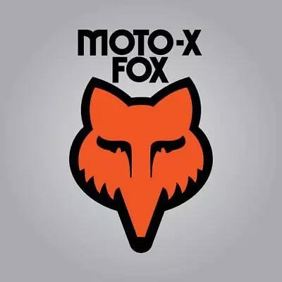 Moto-X Fox Head Decal Vintage Motocross AHRMA Sticker MX • $7.99