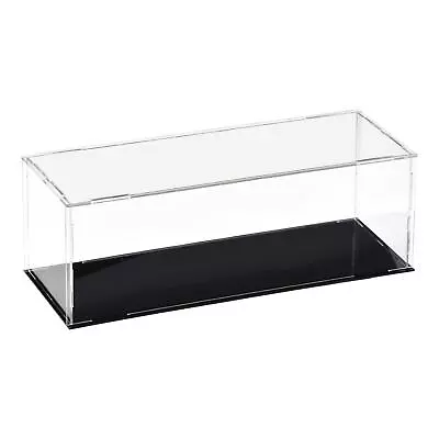 Acrylic Clear Display Case Box Dustproof Protection Showcase 30x10x10cm • £16.64