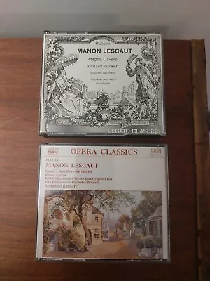 Puccini: Manon Lescaut. 2 Versions: Magda Olivero/Miriam Gauci. 4 Discs VG • $11