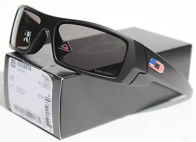 OAKLEY Gascan Sunglasses Matte Black/Prizm Grey SI USA FLAG RARE NEW OO014-79 • $114.95