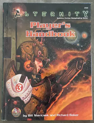 Alternity Player's Handbook TSR 2800 Core Rules Scifi RPG WotC 1998 • $19.95