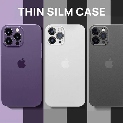 $9.99 • Buy For IPhone 14 Plus 13 12 11 Pro Max Case Thin Matte Slim Shockproof Clear Cover