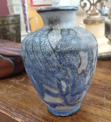 Danish/Holland? Mid Century Modern Art Pottery Vase -Intertwining Griffin Design • $30