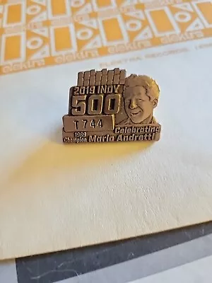 2019 Indianapolis 500 103RD Running Bronze Pit Badge Celebrating Mario Andretti  • $65